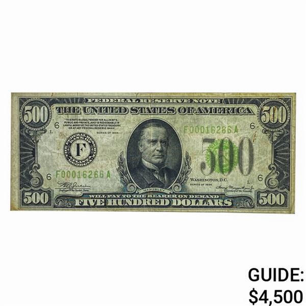 1934 $500 FRN Bank of Atlanta, GA