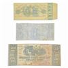 Image 2 : [3] 1862&1866 50C,$1,$3 Lot of U.S. Currency