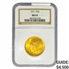Image 1 : 1911 $10 Gold Eagle NGC MS63