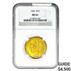 Image 1 : 1932 $10 Gold Eagle NGC MS63
