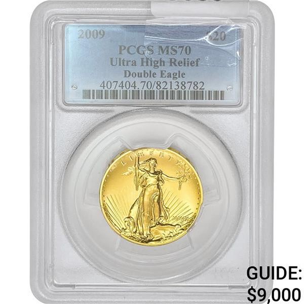 2009 1oz Gold $20 Double Eagle  PCGS MS70