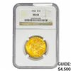 Image 1 : 1926 $10 Gold Eagle NGC MS63