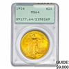 Image 1 : 1924 $20 Gold Double Eagle PCGS MS64