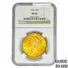 Image 1 : 1904 $20 Gold Double Eagle NGC MS63