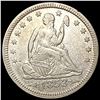 Image 1 : 1853 Arrows, Rays Seated Liberty Quarter CLOSELY U