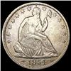 Image 1 : 1854 Arws Seated Liberty Half Dollar CLOSELY UNCIR