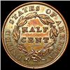 Image 2 : 1835 Classic Head Half Cent CLOSELY UNCIRCULATED