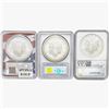 Image 2 : [3] 2010&2011 Silver Eagle PCGS/NGC MS69