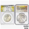 Image 1 : [2] 1922&1942 50C & Morgan $1 ANACS/NGC