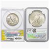 Image 2 : [2] 1922&1942 50C & Morgan $1 ANACS/NGC