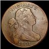 Image 1 : 1801 Draped Bust Large Cent LIGHTLY CIRCULATED