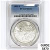 Image 1 : 1881-S Morgan Silver Dollar PCGS MS66