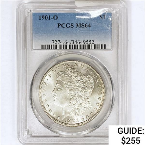 1901-O Morgan Silver Dollar PCGS MS64