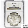 Image 1 : 1885-CC Morgan Silver Dollar NGC MS65