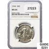 Image 1 : 1944 Walking Liberty Half Dollar NGC MS64