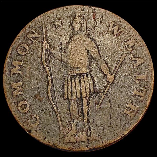1788 Massachusetts Cent LIGHTLY CIRCULATED