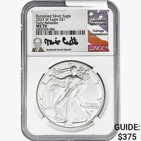 2023-W Silver Eagle NGC MS70 Burnished