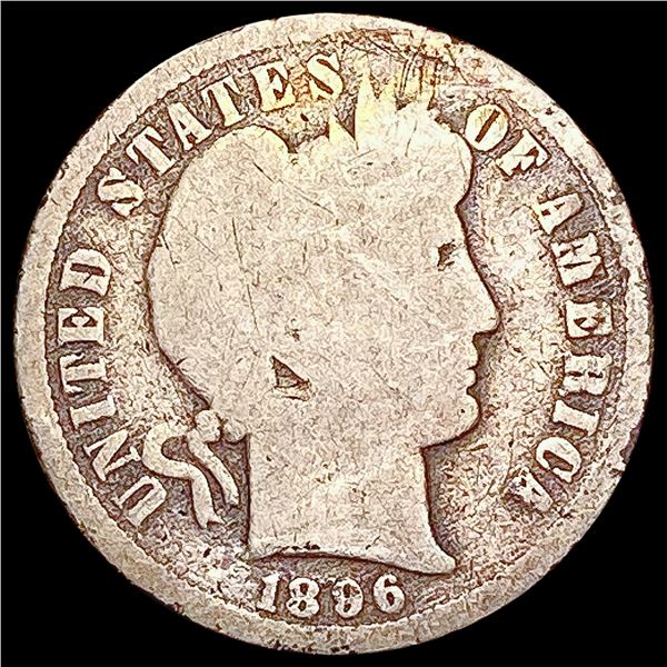 1896-S Barber Dime NICELY CIRCULATED