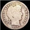 Image 1 : 1896-S Barber Dime NICELY CIRCULATED