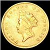 Image 1 : 1855 Rare Gold Dollar LIGHTLY CIRCULATED