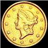 Image 1 : 1853 Rare Gold Dollar CHOICE AU