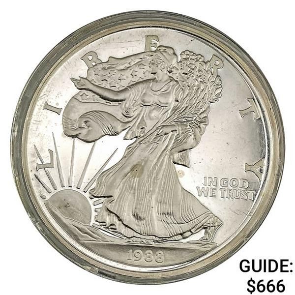 1988 8oz Silver Liberty Round
