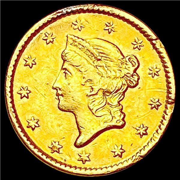 1851 Rare Gold Dollar NEARLY UNCIRCULATED