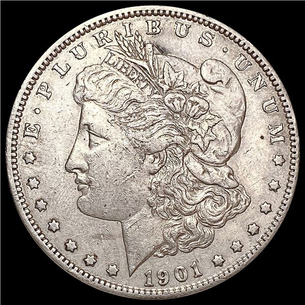 1901-S Morgan Silver Dollar NEARLY UNCIRCULATED