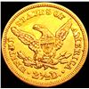 Image 2 : 1845 $2.50 Gold Quarter Eagle UNCIRCULATED