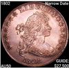 Image 1 : 1802 Narrow Date Draped Bust Dollar CLOSELY UNCIRCULATED