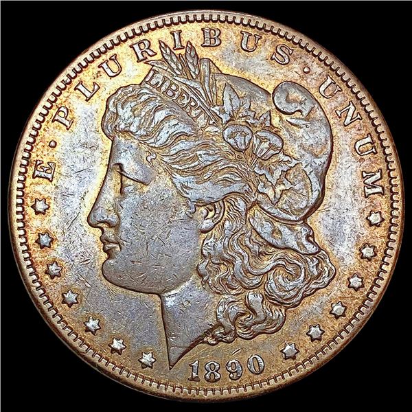 1890-CC Morgan Silver Dollar CLOSELY UNCIRCULATED