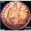 Image 1 : 1868 Seated Liberty Dollar GEM PROOF