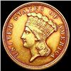 Image 1 : 1854 $3 Gold Piece CLOSELY UNCIRCULATED