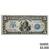 Image 1 : 1899 $5 "CHIEF" SILVER CERTIFICATE VF+