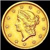 Image 1 : 1852 Rare Gold Dollar CHOICE AU
