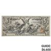 Image 1 : 1896 $5 "EDUCATIONAL" SILVER CERTIFICATE VF