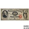 Image 1 : 1880 $20 "HAMILTON" LEGAL TENDER USN VF