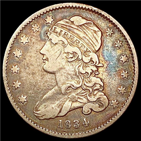1834 Capped Bust Quarter LIGHTLY CIRCULATED