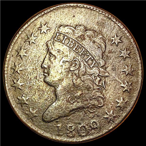 1809 Classic Head Half Cent LIGHTLY CIRCULATED