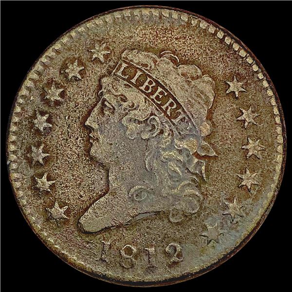 1812 Classic Head Large Cent LIGHTLY CIRCULATED