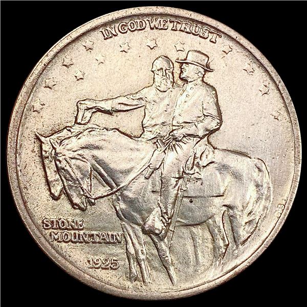 1925 Stone Mountain Half Dollar CLOSELY UNCIRCULAT