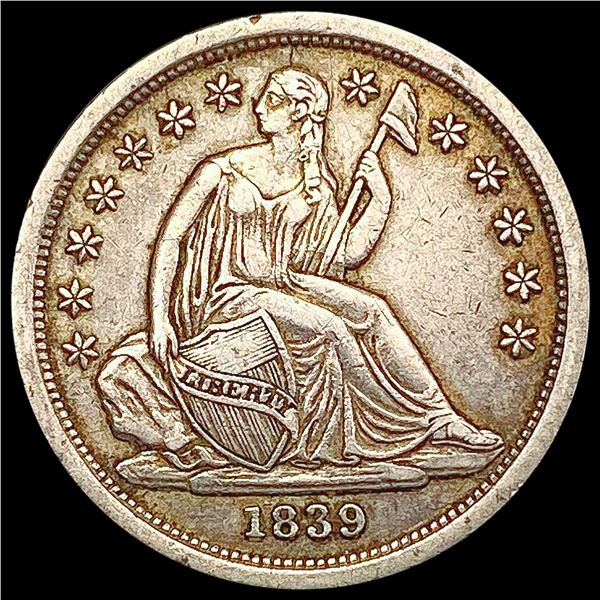 1839 Seated Liberty Dime CLOSELY UNCIRCULATED
