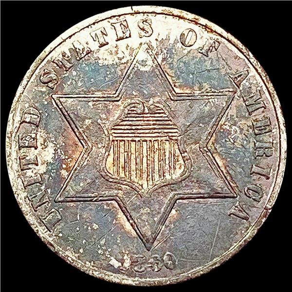 1860 Silver Three Cent UNCIRCULATED