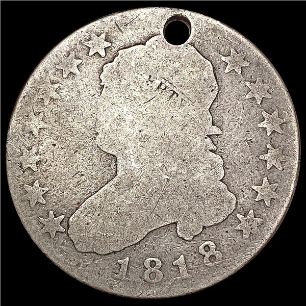 1818 Capped Bust Quarter NICELY CIRCULATED