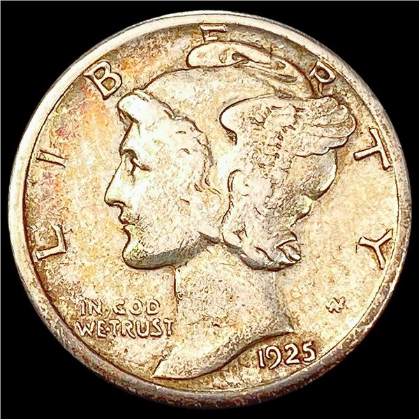1925-S Mercury Dime NEARLY UNCIRCULATED