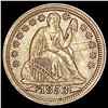 Image 1 : 1853 Arrows Seated Liberty Dime CLOSELY UNCIRCULAT