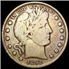 Image 1 : 1892 Barber Half Dollar NICELY CIRCULATED