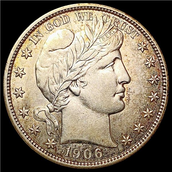 1906-D Barber Half Dollar CLOSELY UNCIRCULATED