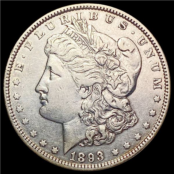 1893 Morgan Silver Dollar NEARLY UNCIRCULATED