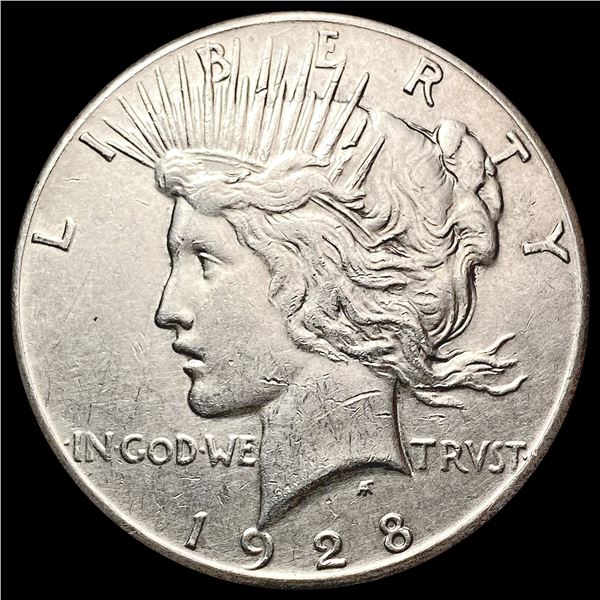 1928 Silver Peace Dollar CLOSELY UNCIRCULATED